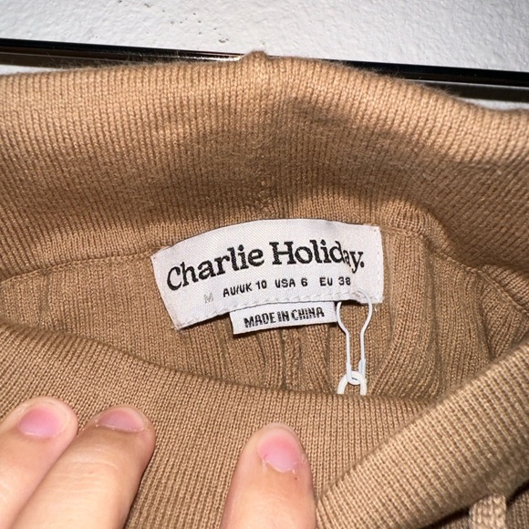 Anthropologie Charlie Holiday Peanut Delilah Short NWT - Picture 6 of 8